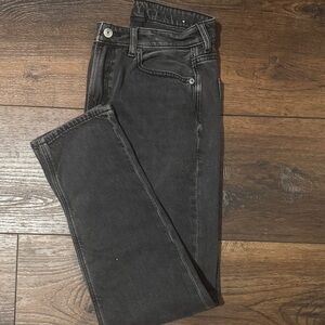 American Eagle Outfitters Black Straight Leg Jeans